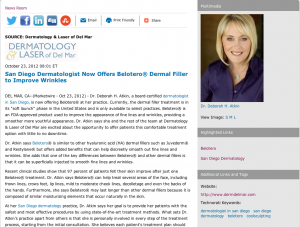 san diego dermatology,dermatologist in san diego,belotero,coolsculpting