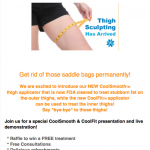 Upcoming CoolSculpting Event