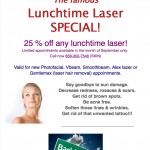 Lunchtime Laser Specials